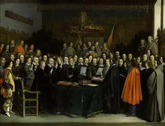 La ratificación del Tratado de Münster
La ratificación del Tratado de Münster de 1648