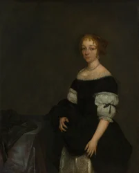 Retrato de Aletta Pancras (1649-1707).