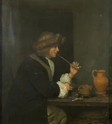 Hombre fumando