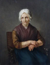 Retrato de una campesina sentada