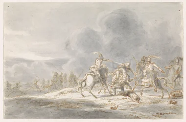 Lucha de jinetes