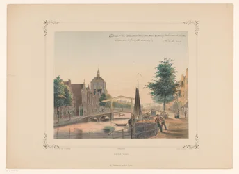Vista del Oude Vest en Leiden
Oude Vest (título en el objeto)