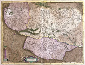 Alsacia, norte de Francia (grabado)