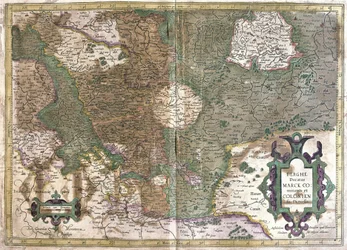 Colonia, Waldeck (Hesse), Alemania (grabado)