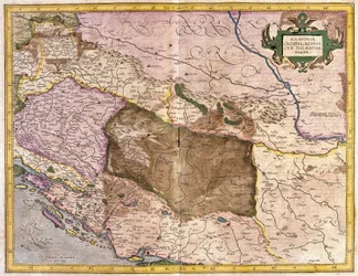 Eslavonia, Croacia, Bosnia y Dalmacia (grabado)