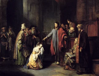 Cristo y la adúltera