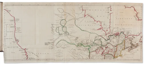Viajes de Asia a América, para completar los descubrimientos de la costa noroeste de América, Londres: Thomas Jefferys