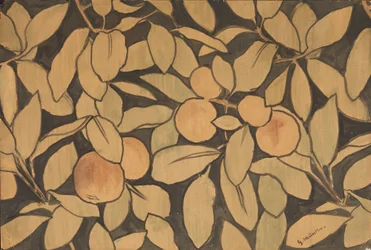 Manzanas sobre fondo negro