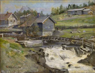 Cascada de Stange, en Hedmark