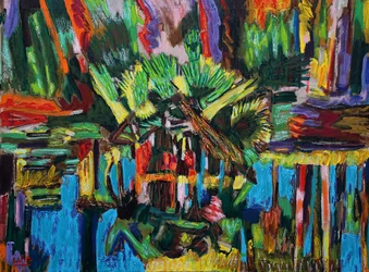 Estuario Abstracto.2018 (oil on canvas)