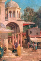 Fuera de la mezquita, 1823-1900