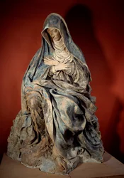 Virgen de los Dolores, escultura de Germain Pilon (1535-1590), siglo XVI, París, Museo del Louvre