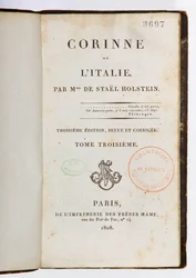 Página de título de Corinne ou l