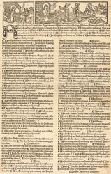 Calendario con la Natividad y la Adoración