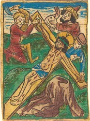 Cristo clavado en la cruz