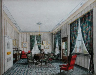 Interior de un Salón, c.1855