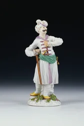 Una figura de Meissen de un persa, c.1748