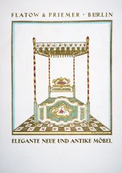 Anuncio de "Flatow & Priemer", de Styl, pub.1922
