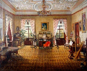 Interior del Schloss Tambach