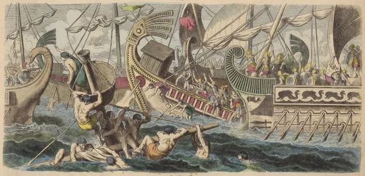 Batalla naval griega antigua