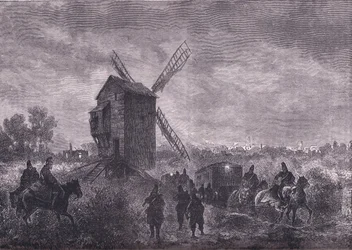 Antes de Orleans, Historia de la Guerra entre Francia y Alemania de Cassell, publicada por Cassell and Company Limited, c.1890 (litografía)