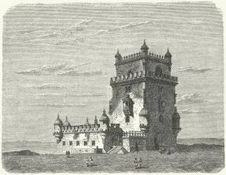 Torre de Belém, Lisboa (grabado)