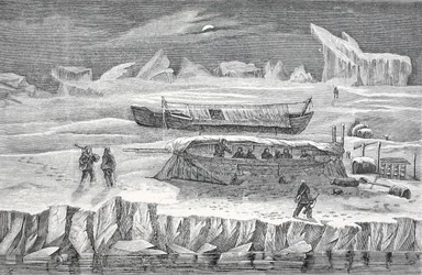 Bivouac en barcos, pub. Londres 1874