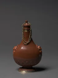 Botella, fábrica de porcelana de Meissen, Alemania, c.1715