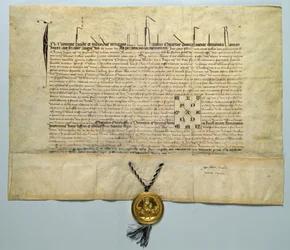 Bula de Carlos IV (1316-78) Emperador del Sacro Imperio Romano, 29 de enero de 1365
