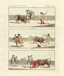 Corridas de toros de los españoles