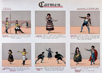 Carmen - serie de imágenes del siglo XIX