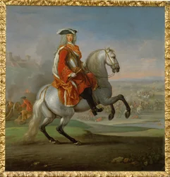 Carlos, Duque de Lorena, General y Alto Comandante de los Ejércitos Imperiales ... (óleo sobre lienzo)