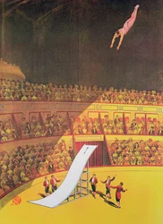Saltador de altura de circo