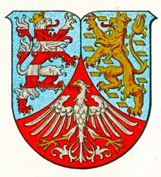 Escudo de armas de Hessen-Nassau, c.1898
