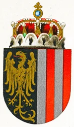 Escudo de armas de Alta Austria, c.1898