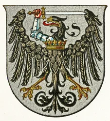 Escudo de armas de Prusia Occidental, c.1898