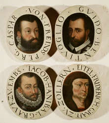 Comandantes de la Guerra de los Treinta Años, Caspar von Freindsperg, Guido Bentivoglio, Jacob Hanibal Conde Embs ...