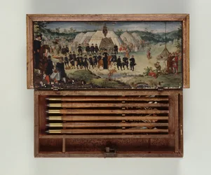Caja de pernos de ballesta perteneciente al Príncipe Otto von Hesse, 1615