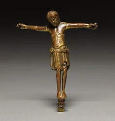 Cristo crucificado, c.1200 (bronce dorado)