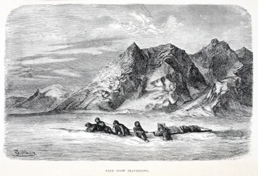 Viaje en nieve profunda, pub. Londres 1874