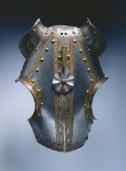 Demi-chanfron, Augsburgo, c.1550