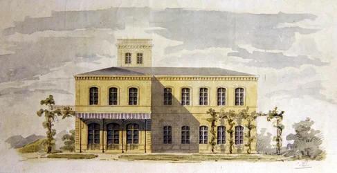 Diseño para una villa clásica italianizante, c.1850