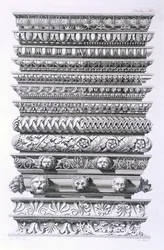 Diseños para cornisas, 1856