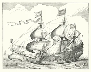 Buque de guerra holandés del siglo XVII