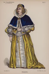 Elisabeth, de El Generalfeldoberst de Ernst von Wildenbruch (litografía a color)