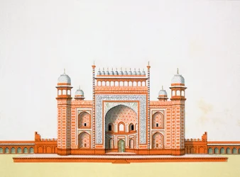 Entrada al Taj Mahal