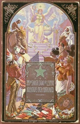 El esperanto trae paz a las naciones, postal