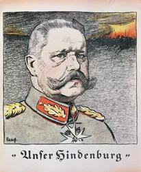 Mariscal de campo Paul Von Hindenburg (1857-1934) 1914