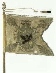Bandera de la infantería prusiana bajo Federico el Grande