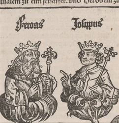 Fragmento de Ilustración de la Crónica de Núremberg